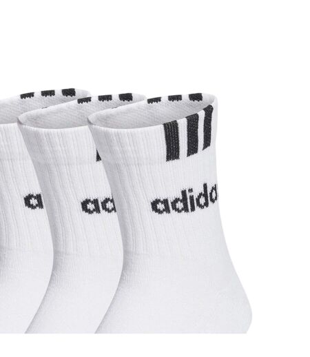 Lot De 3  Chaussettes Motif/style Linéaire Adulte Blanc Adidas