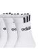 Lot De 3  Chaussettes Motif/style Linéaire Adulte Blanc Adidas-2