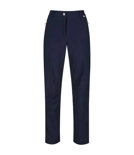 Regatta Great Outdoors Womens/Ladies Geo Softshell II Regular Leg Trousers (Navy) - UTRG1028