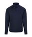 Mens lightweight quarter zip active top french navy Awdis-1