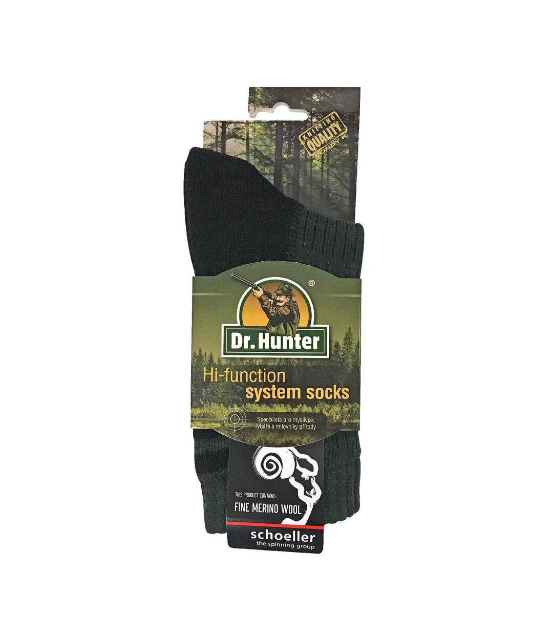 1 Pack Mens Reinforced Heel & Toe Merino Wool Hiking Socks-2