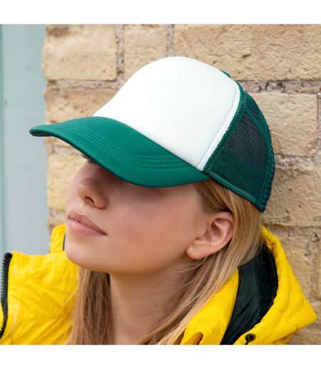 Casquette trucker detroit vert bouteille / blanc Result