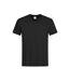 T-shirt Col V Homme Noir Stedman-2