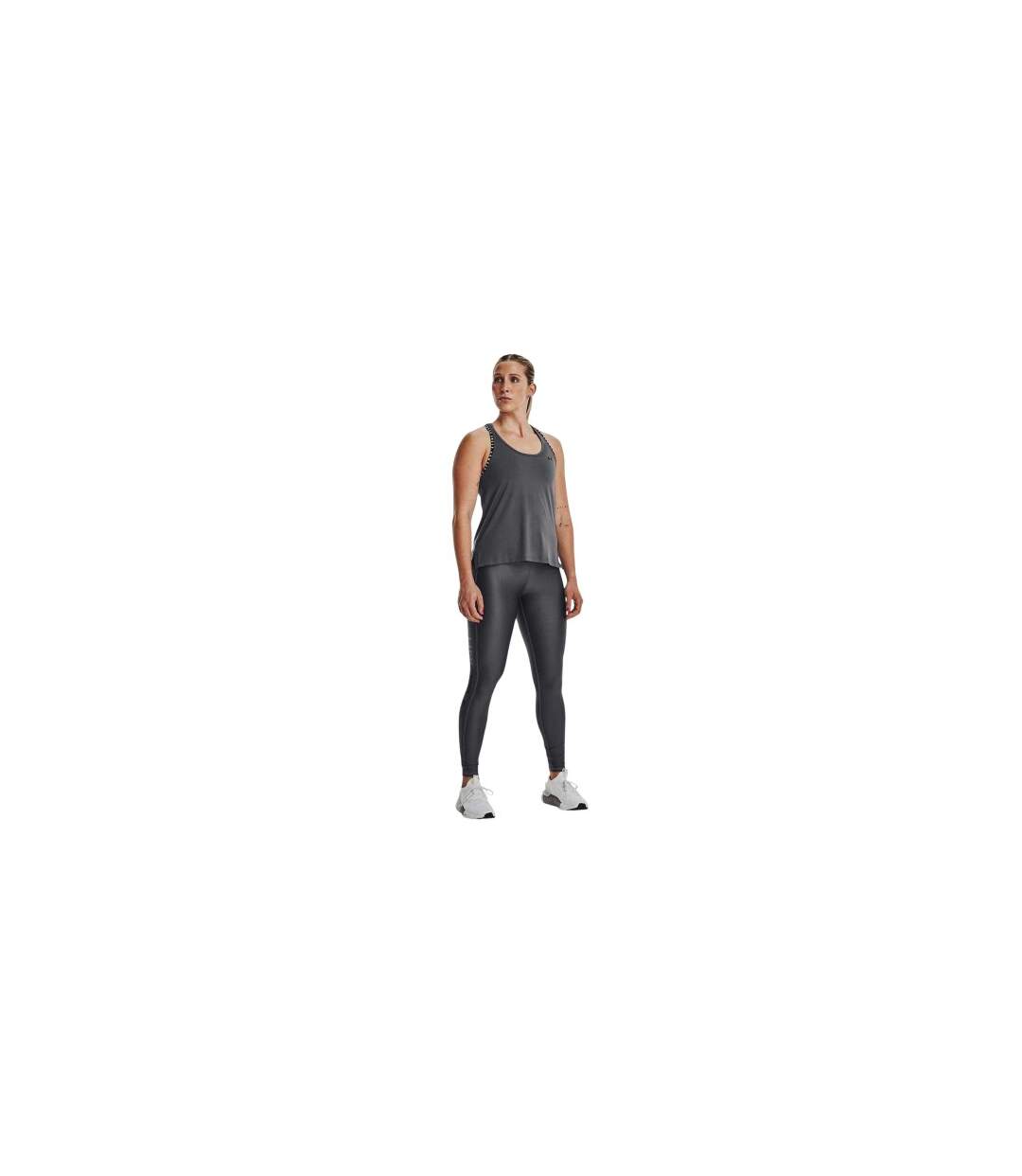 Legging Heatgear Femme Gris Under Armour-1