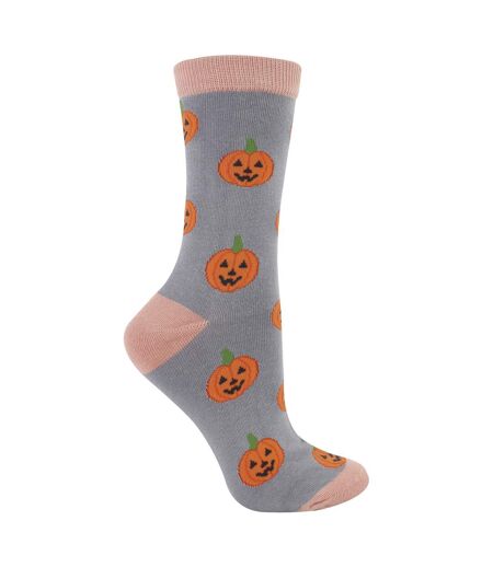 Chaussettes fantaisie en bambou pour femme Halloween