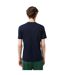 Mens Stripe Pique Stretch T-shirt Blue Lacoste-3