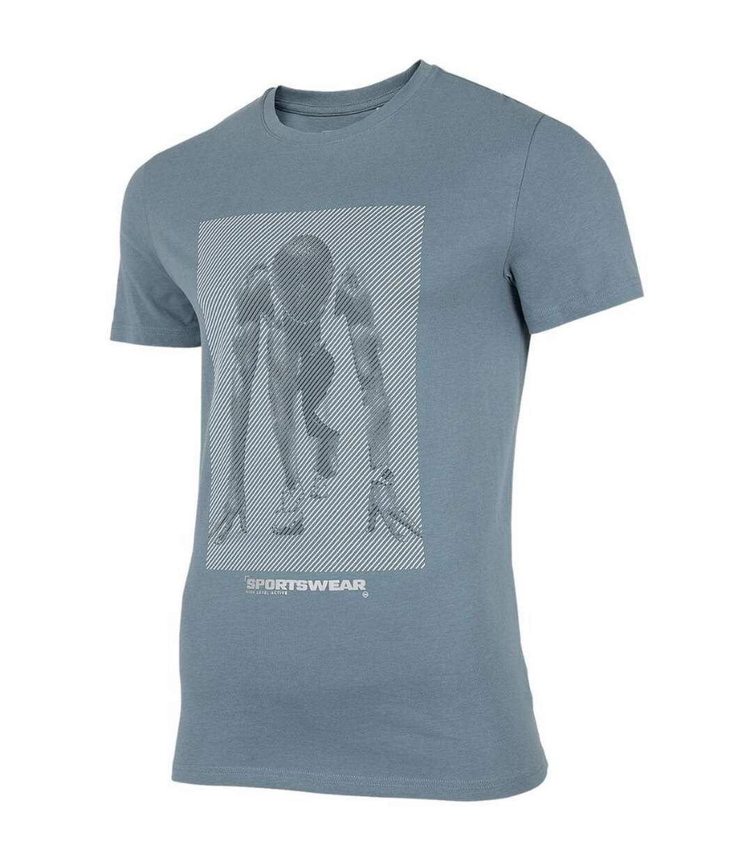 T-shirt H4z22 Homme Bleu 4F-2