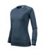Sweat Merger Femme Bleu Foncé Malfini-3