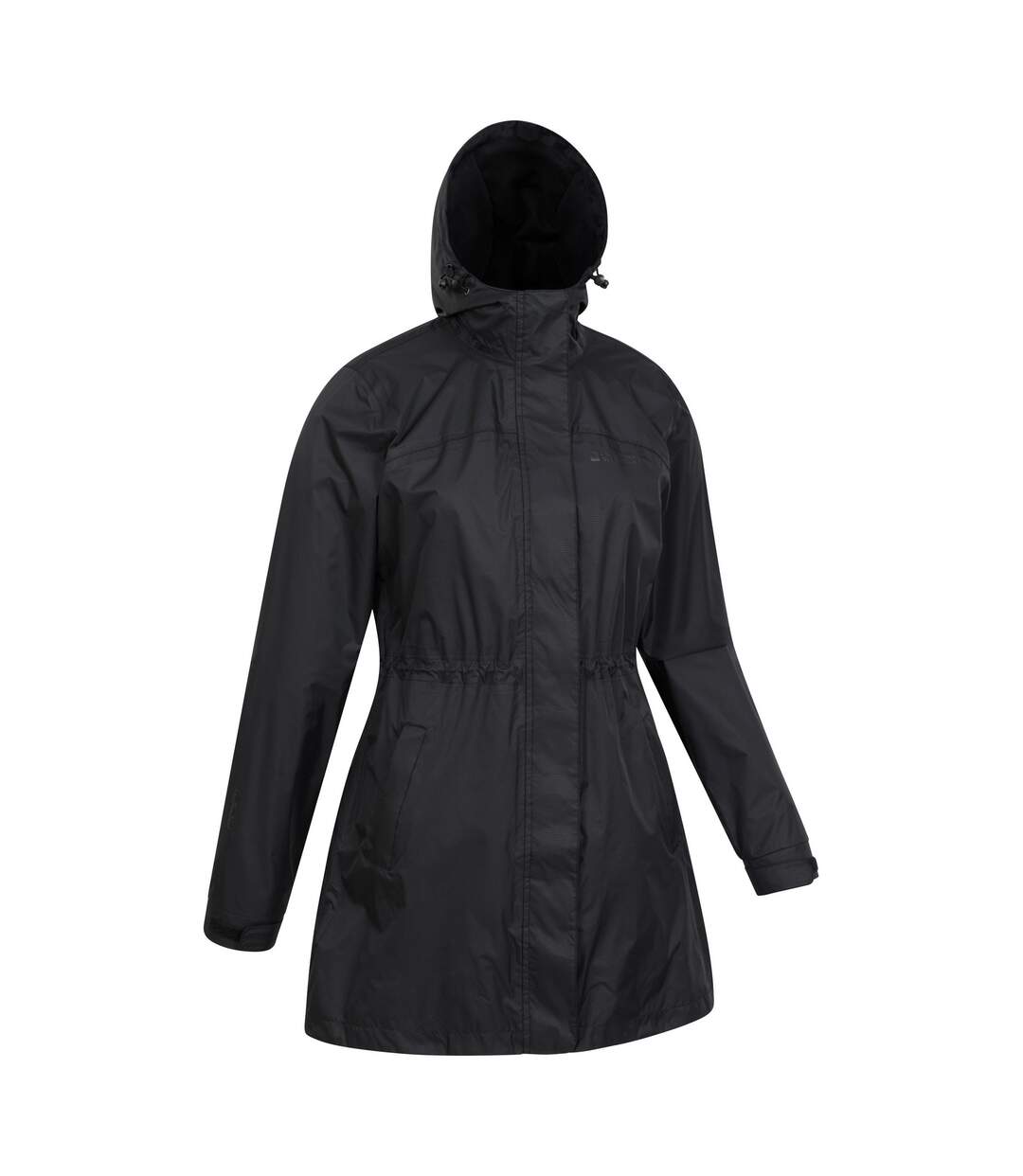 Womens/ladies torrent longline waterproof lightweight waterproof jacket black Mountain Warehouse-4