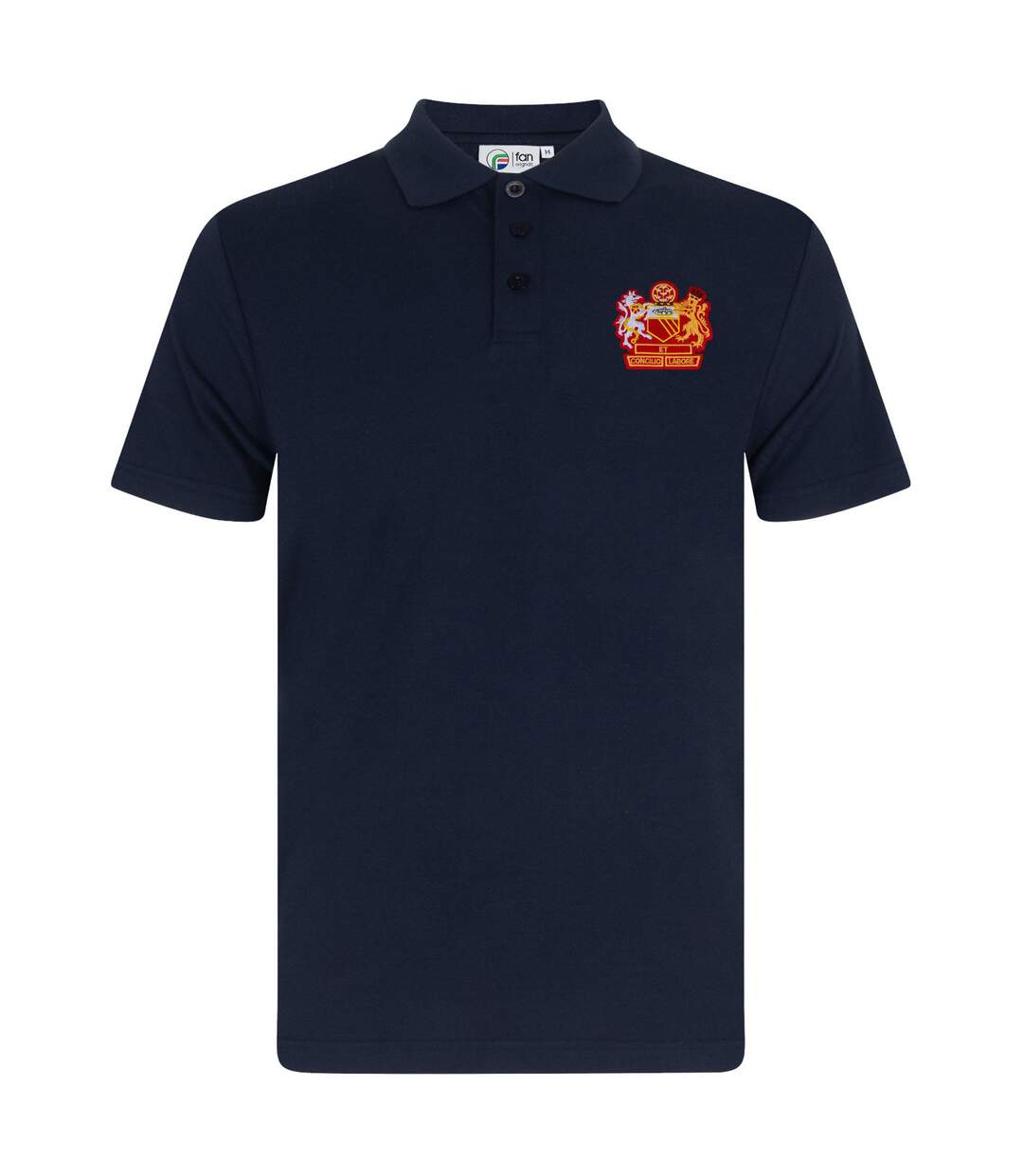 Polo Motif/style Emblème Manchester Homme Bleu Marine Fan Originals-2