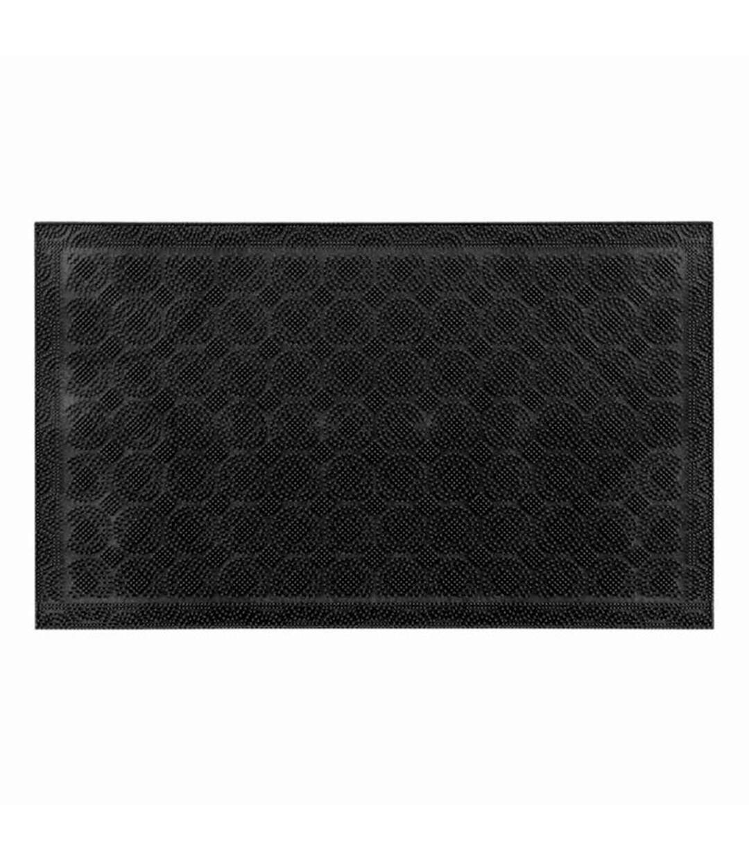 Tapis d'Entrée Grattoir Picoto 44x74cm Noir-1