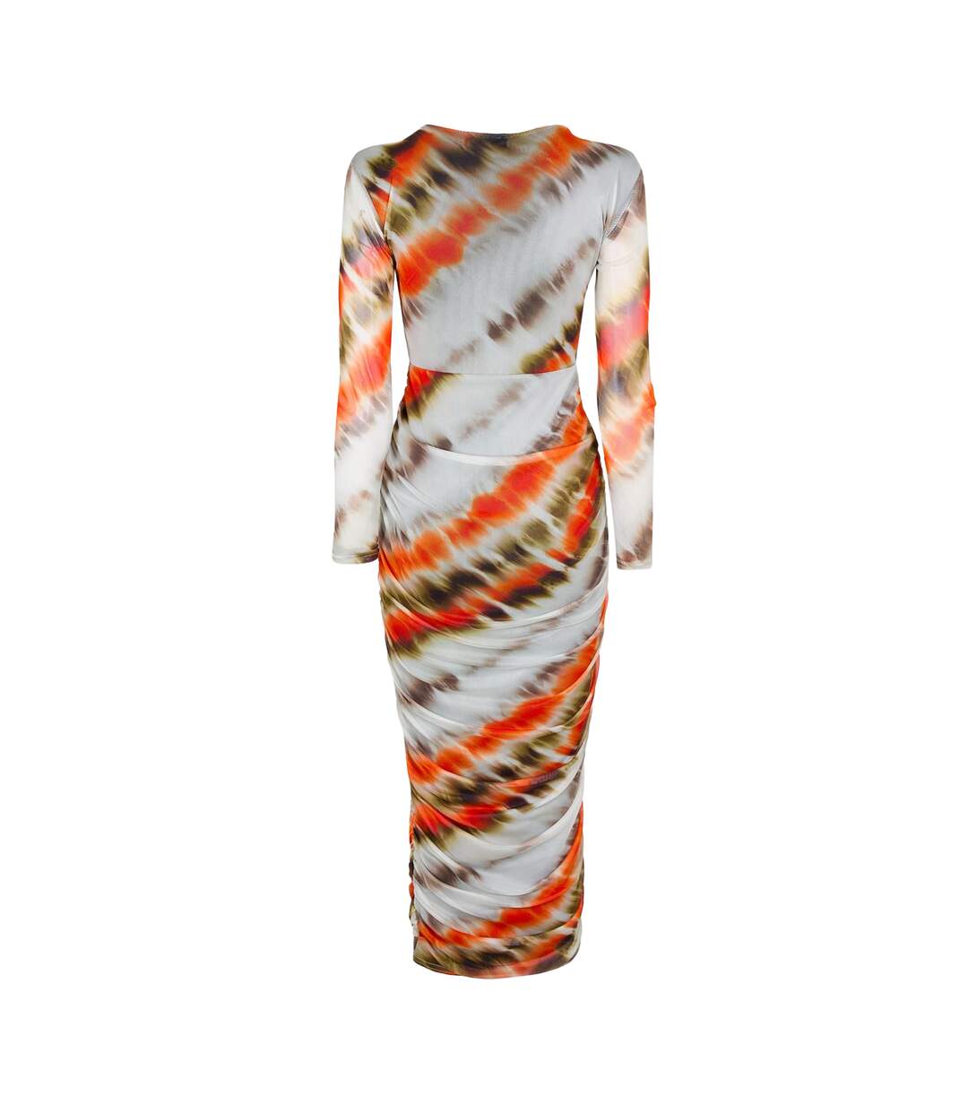 Robe Moulante Motif/style Abstrait Femme Crème AX Paris-3