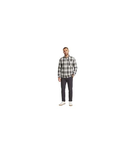 Chemise Manches Longues Motif/style Motif Écossais Homme Blanc Cassé Jack Wills