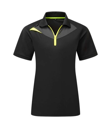 Polo Manches Courtes Dx4 Femme Noir Portwest