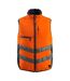 Gilet Haute Visibilité Safe Supreme Grimsby Adulte Orange Fluo Bleu Marine Foncé Mascot-1