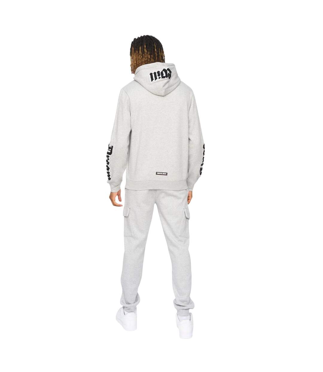 Sweat À Capuche Sleevely Homme Gris Chiné Kings Will Dream-3