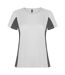 T-shirt shanghai femme blanc / anthracite Roly-1