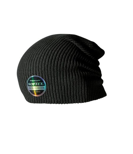Unisex Adult Soft Beanie Black Result Core