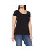 T-shirt Claire Femmes Noir Stedman-3