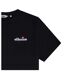 Mens Squalius Logo T-shirt Black Ellesse-3