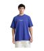 Mens Script Regular T-shirt Regal Blue Guess-2