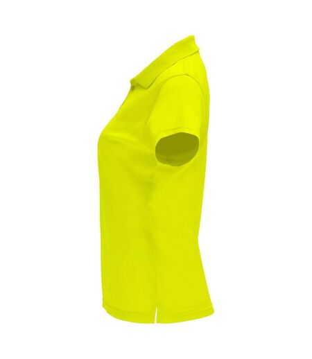 Polo Monzha Femme Jaune Fluo Roly