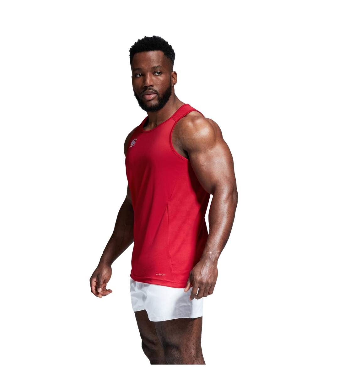 Mens Club Dry Tank Top Flag Red Canterbury-4