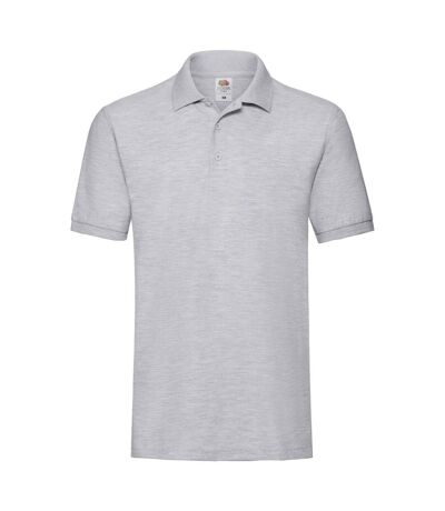 Polo Premium Homme Gris Chiné Fruit Of The Loom