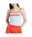 Débardeur bleu/orange femme adidas tank-1