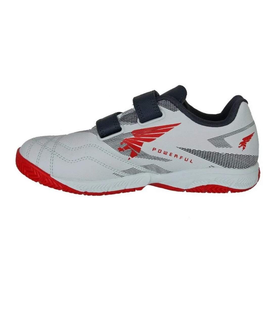 Chaussures De Foot En Salle Powerful Enfant Blanc Bleu Rouge Joma-3