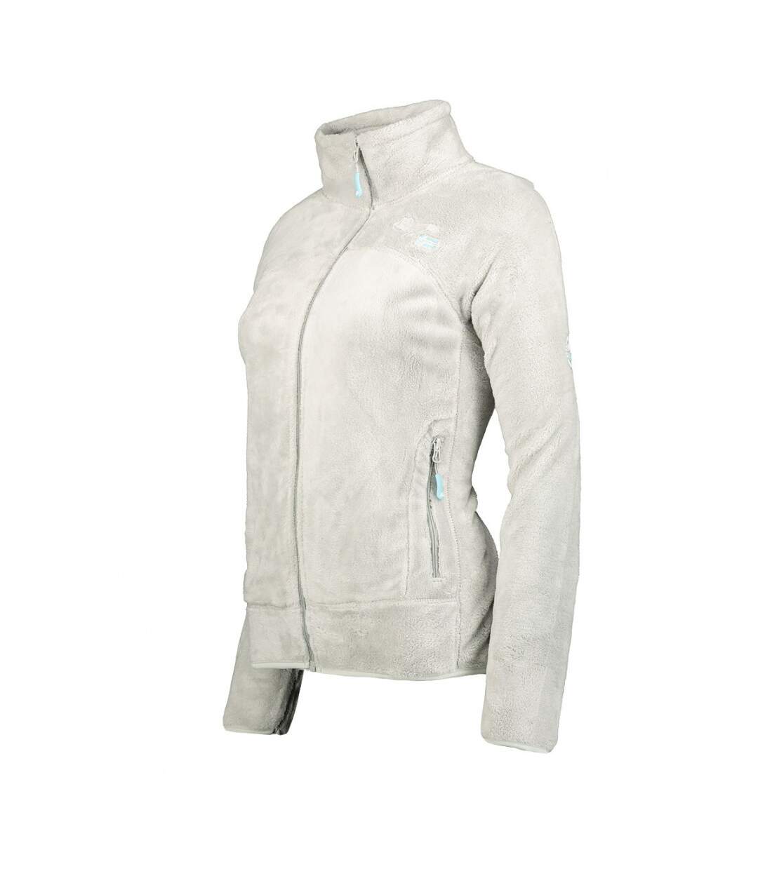 Veste polaire gris clair femme Geographical Norway Upaline-4