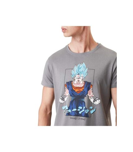 T-shirt homme en coton col rond Dragon Ball Super Super Saiyan Blue Capslab