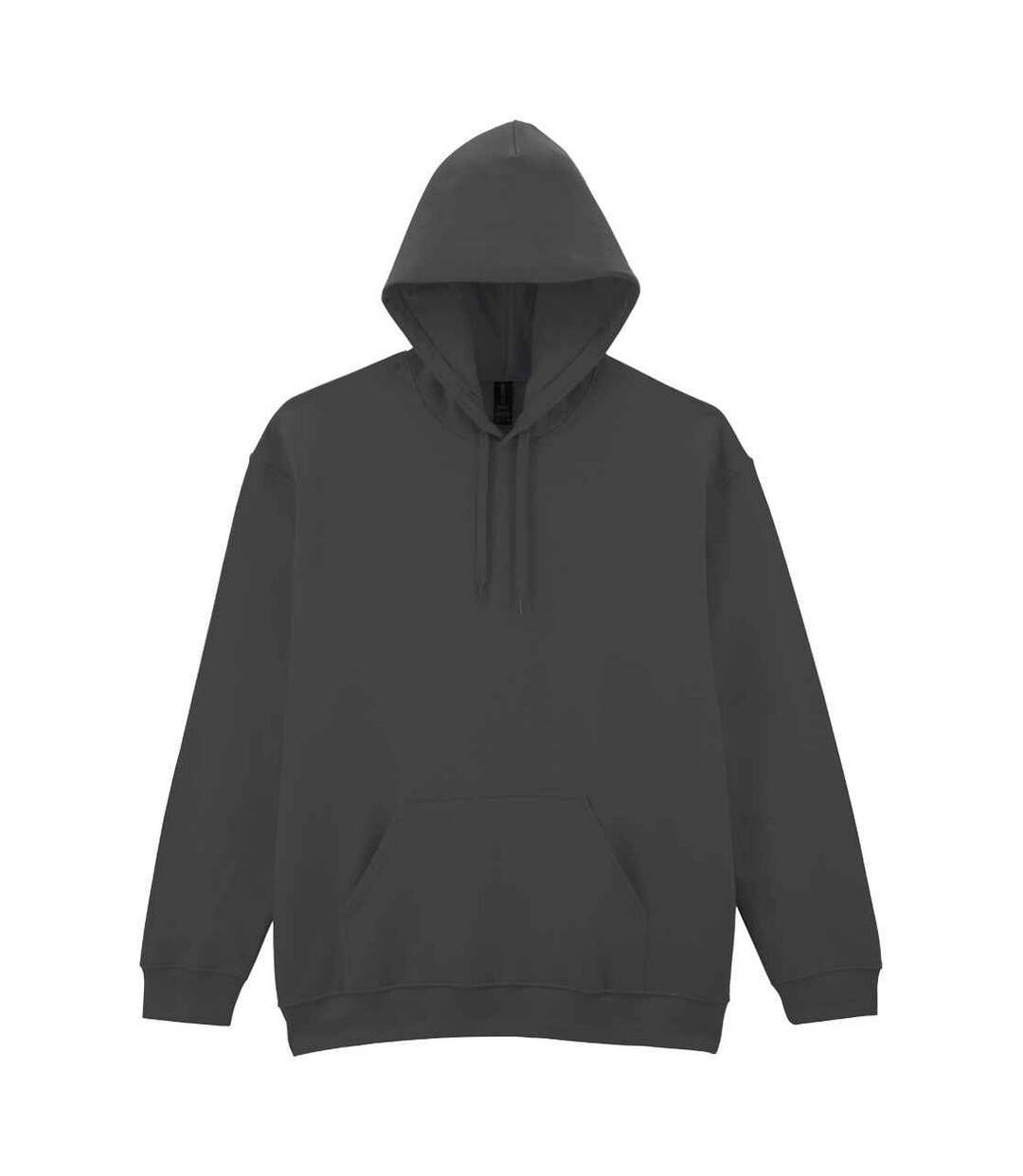 Mens Midweight Soft Touch Hoodie Smoke Gildan-2