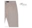 Pantacourt STRETCH Beige en coton avec zip fantaisie : confort et style moderne-4
