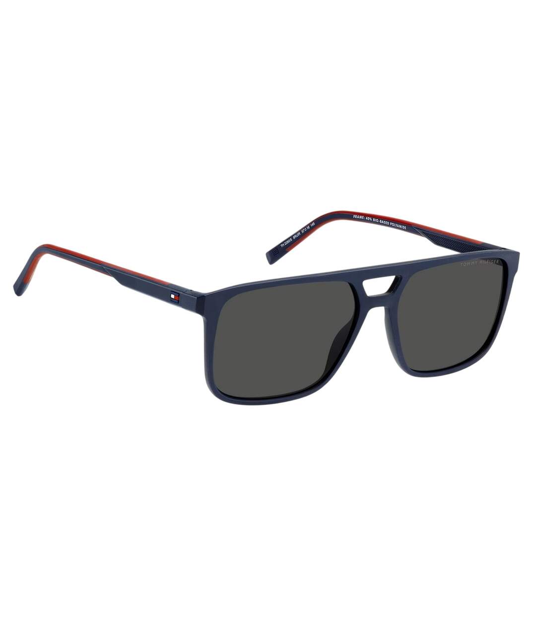 Lunettes De Soleil Motif/style Carré Homme Taille Unique Bleu Rouge Tommy Hilfiger-3