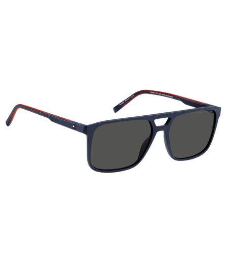 Lunettes De Soleil Motif/style Carré Homme Taille Unique Bleu Rouge Tommy Hilfiger
