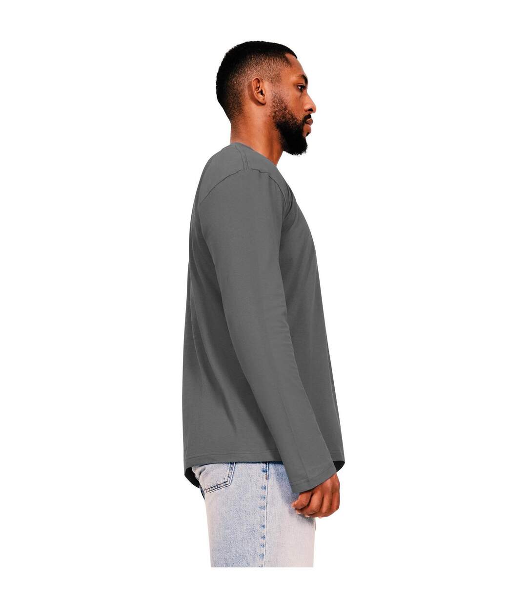 Mens performance t-shirt charcoal Casual Classic-3