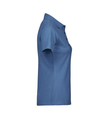 Polo À Manches Courtes Femmes Bleu Océan Tee Jays