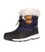 Childrens/kids Ratho Snow Boots Navy Trespass-2