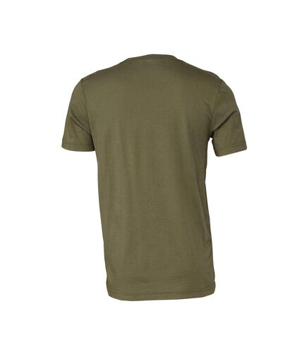 T-shirt unisexe vert militaire Bella + Canvas