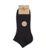 3 Pack Mens Plain Bamboo Trainer Liner Socks - Soft Breathable Everyday Comfort-2