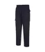 Womens/ladies Stretch Slim Cargo Trousers Black Portwest-1