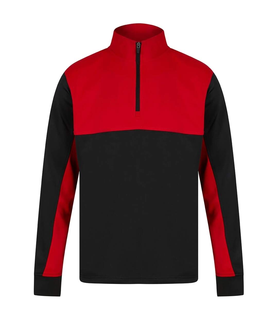 Haut De Survêtement Homme Noir Rouge Finden & Hales-1