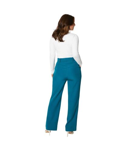 Pantalon femme bleu sarcelle Principles