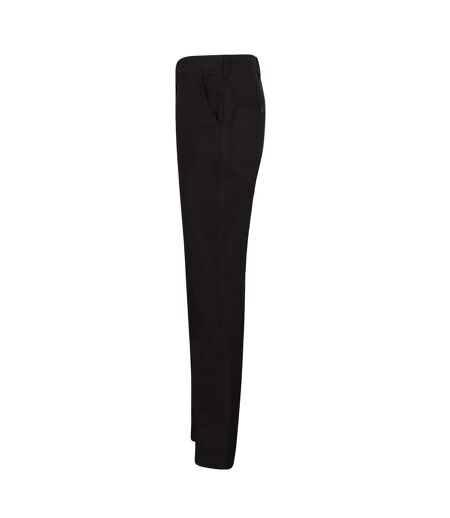 Womens/ladies stretch chinos black Henbury