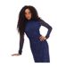 Robe Mi-longue Neshy Femme Bleu Noir Hugo-4