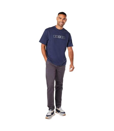 Mens square t-shirt navy Burton