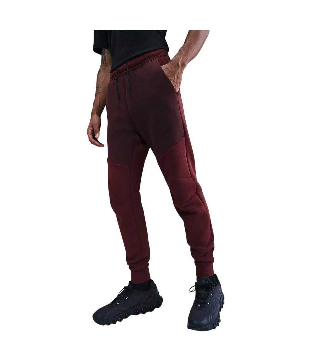 Pantalon De Jogging Tech Homme Rouge Noir Nike-2