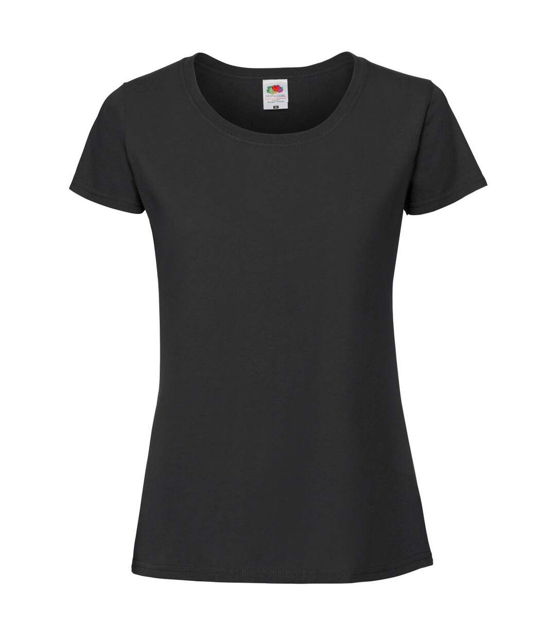 T-shirt femmes noir Fruit of the Loom