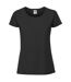 Fruit Of The Loom Womens/Ladies Ringspun Premium T-Shirt (Jet Black)